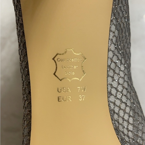 Nina silver sparkly shoes - Picture 5 of 5